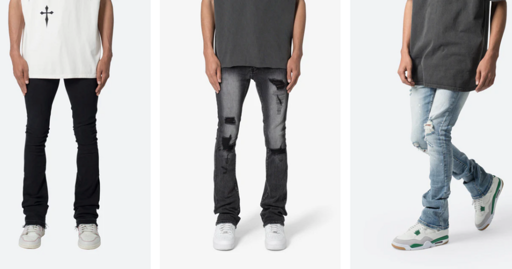 What Are Stacked Jeans: A Comprehensive Guide | mnml Stacked jeans near me