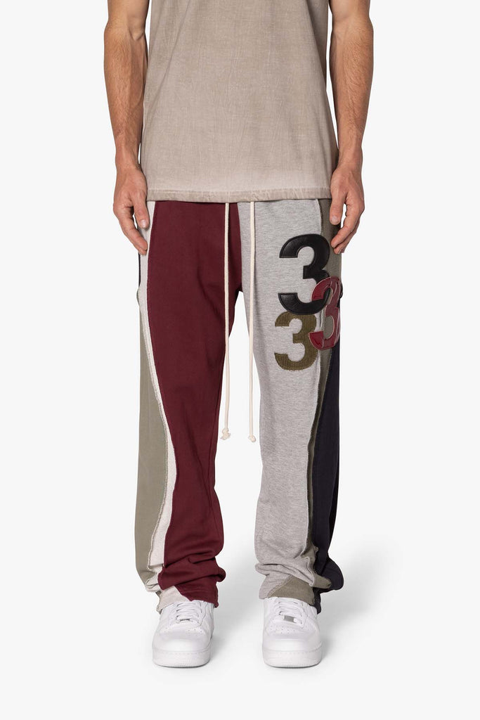 3 Color Block Sweatpants Multi mnml shop now