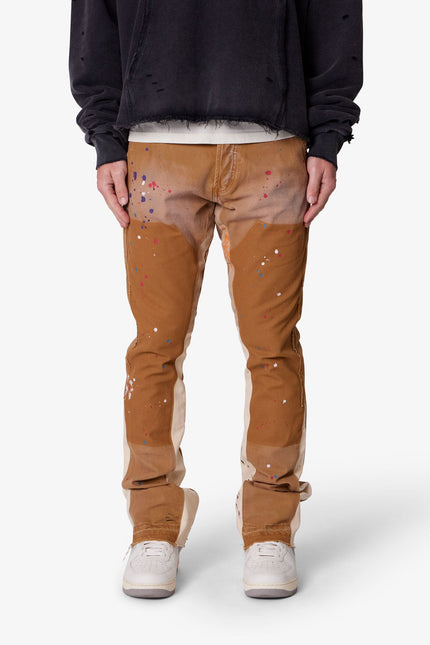 B243 Flare Denim - Brown