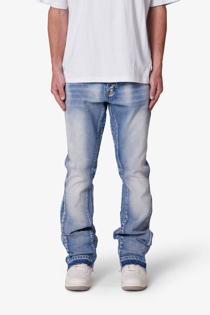 mnml B484フレアデニム ブルーデニム B484 Flare Denim - Blue | mnml | shop now