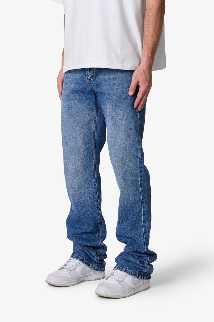 Bootcut Denim - Washed Blue | mnml