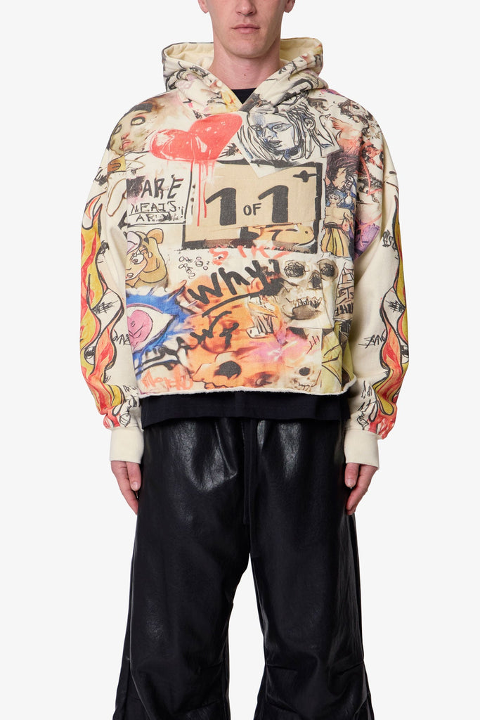 Doodle Hoodie - Multi | mnml | shop now