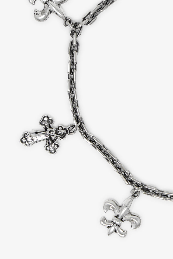 mnml/GOTHIC スターリングシルバー チャーム ブレスレット Gothic Sterling Silver Charm Bracelet - Silver | mnml | shop now