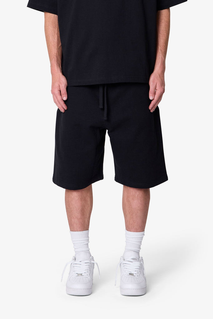 Heavy Basic Sweatshorts - Black | mnml