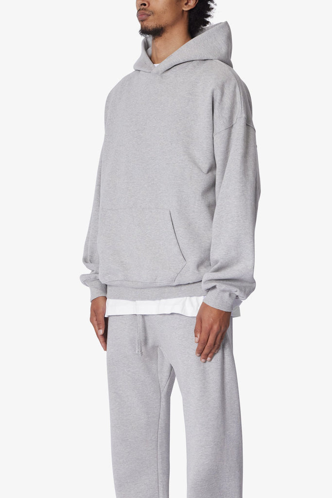 MNML HEAVY EVERY DAY フーディ パーカー 送料込み Heavy Every Day Hoodie - Marled Grey | mnml | shop now