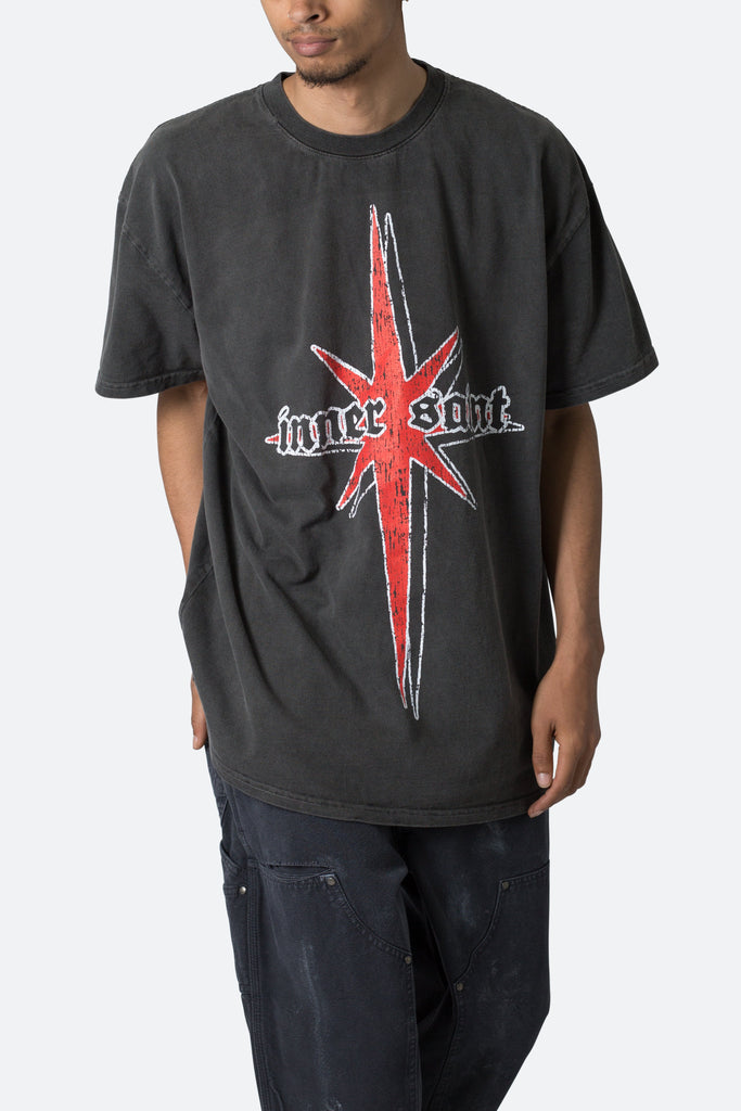 Inner Saint Tee - Washed Black