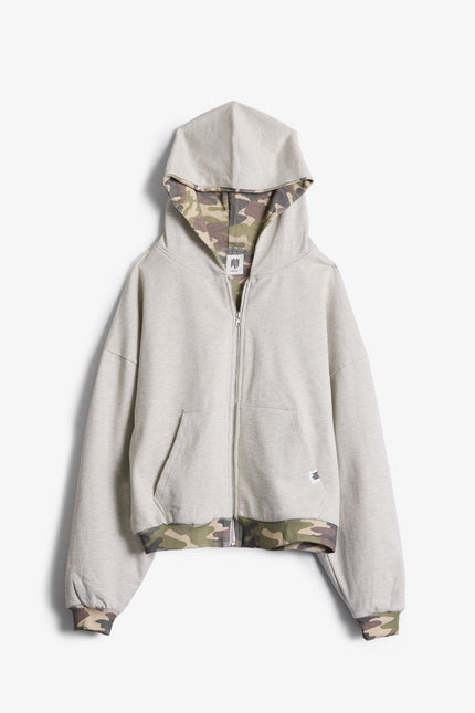 LWH Reversible Hoodie - Heather Grey