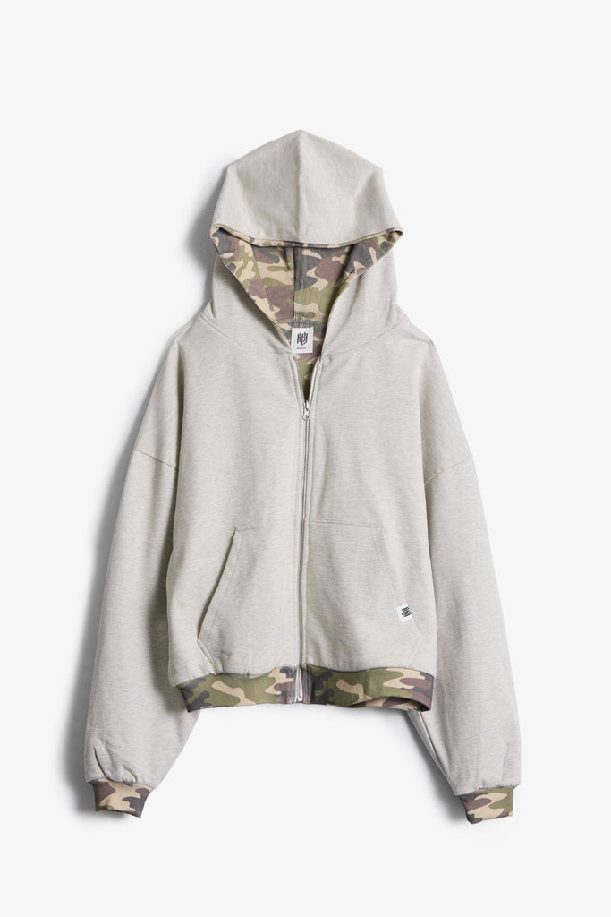 LWH Reversible Hoodie - Heather Grey | mnml