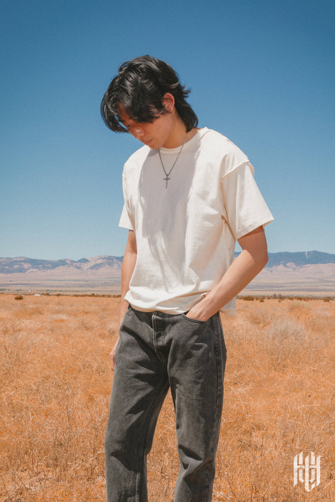 【MNML】ライト パーフェクト ヴィンテージ Tシャツ *送関込* Light Perfect Vintage Tee - White | mnml | shop now