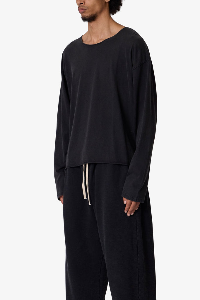 Long Sleeve Tee - Washed Black | mnml | shop now
