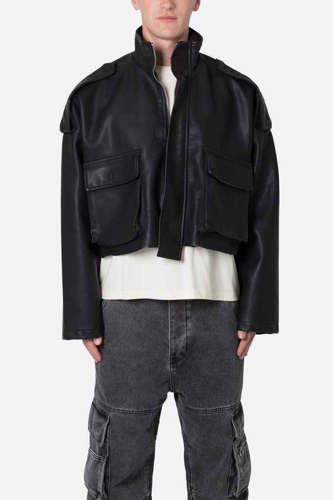 PEACE JACKET　M MOVEMENT CARGO M PU-Cropped-M65-Jacket-Black-