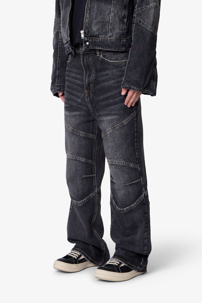 Paneled-Moto-Denim-Washed-