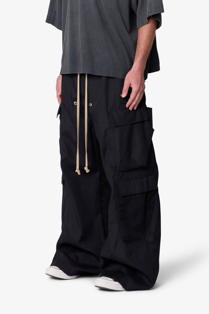 パンツ mnml Rave Double Cargo Pants Black Black Double Cargo Rave Pants | mnml