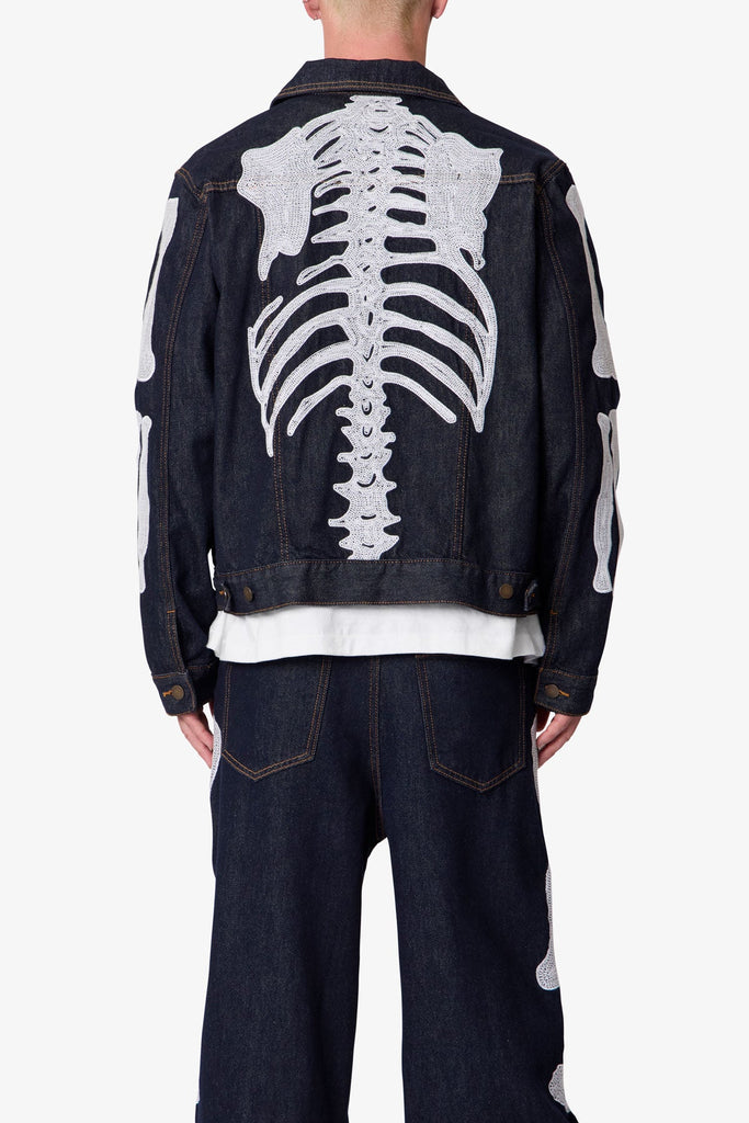 ジャケット・アウター SALE VANSON/RITZ-SKELTON BONES-Denim JKT VANSON SKELTON BONES DENIM RIDERS JACKET – 【dugout clothes】人気