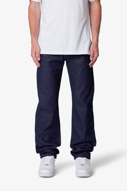 Raw Straight Denim - Rinsed Indigo