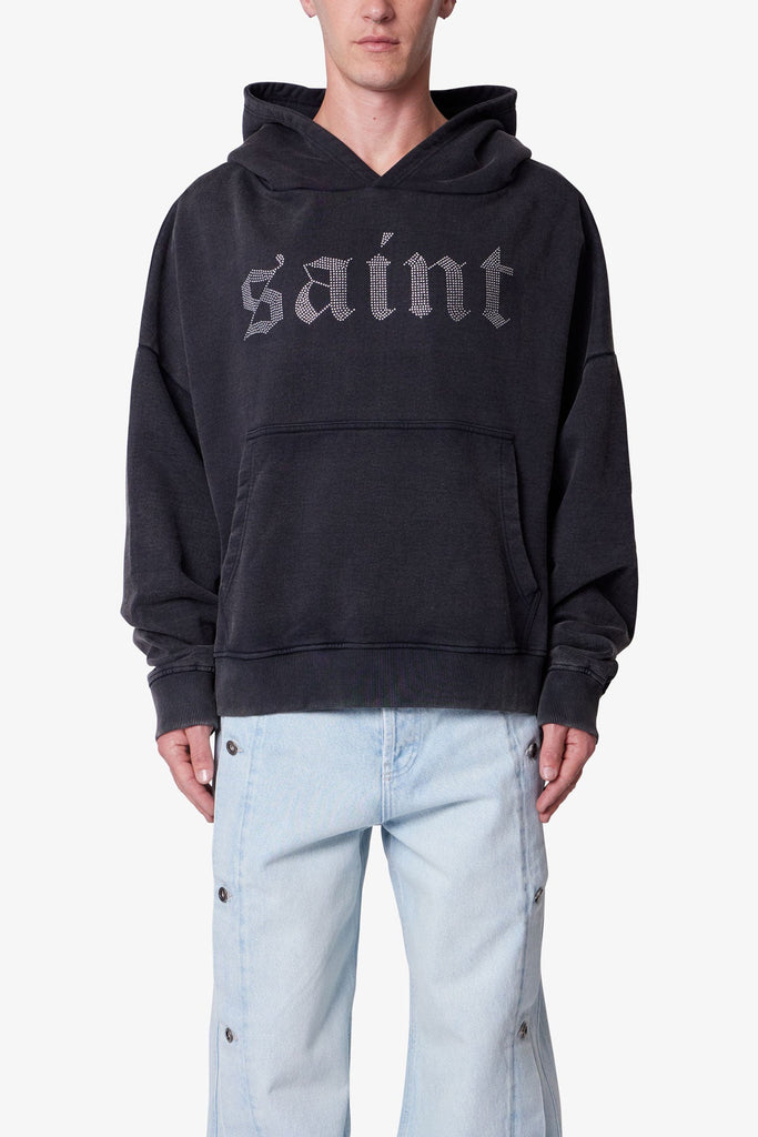 Saints and Sinners Hoodie - Black | mnml | shop now