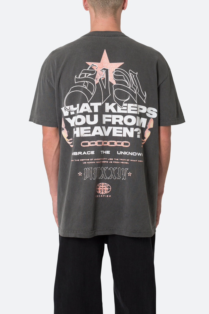 Sin Tee - Washed Black | mnml | shop now