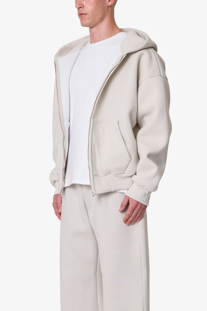 Stiff Lounge Zip Up Hoodie - Grey | mnml