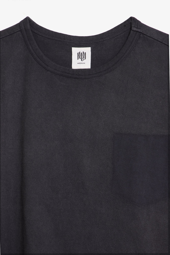 Sunfaded Pocket Tee - Washed Black | mnml