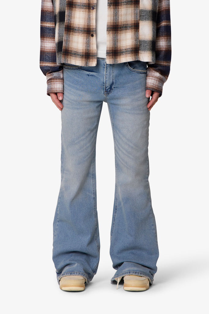 Super Flare Denim -Vintage Blue | mnml