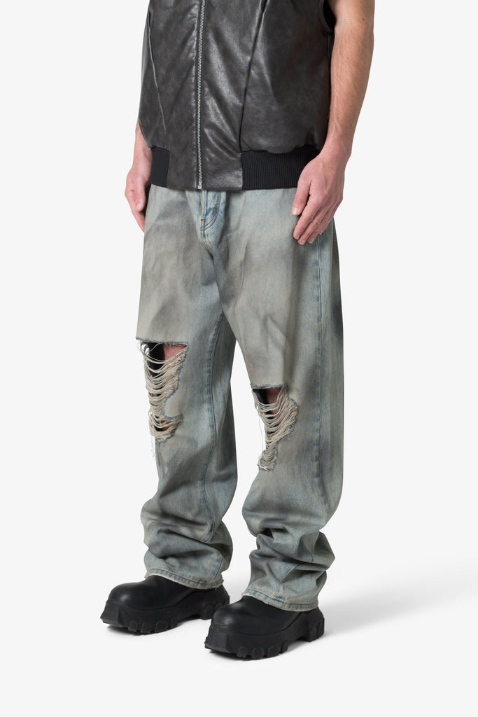 Mjg cargo fashion denim destroyed