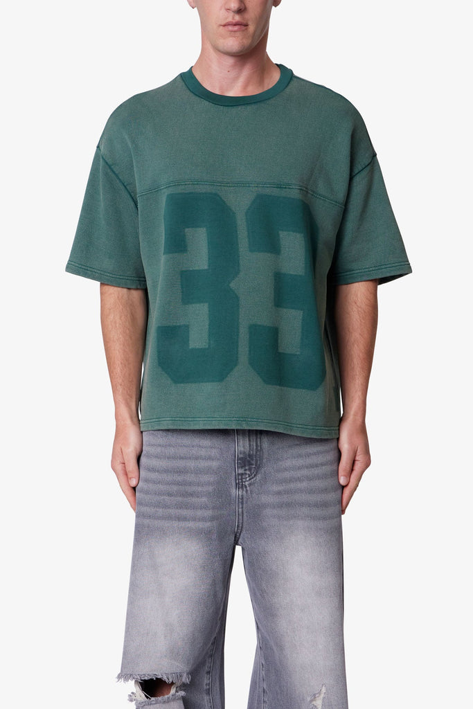 【*】様 VINTAGE PILGRIM ダンリバー生地 長袖シャツ M Vintage Raglan Terry Jersey Shirt - Green | mnml