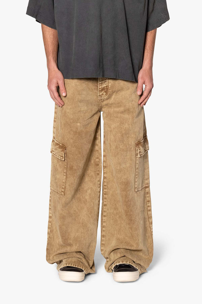 Strapped Up Raver Double Cargo Pants - Black | mnml | shop now