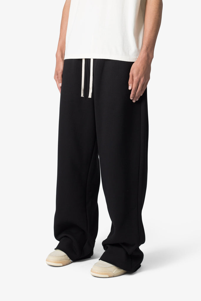 Washed Ultra Baggy Sweatpants - Black