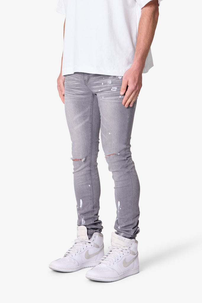 X504 Skinny Denim Grey mnml shop now - Main Image