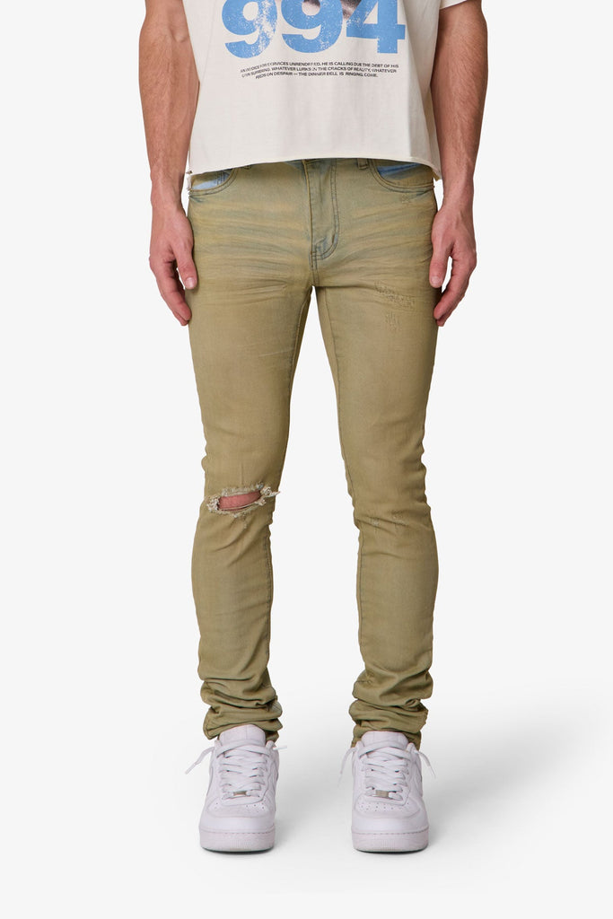 mnmlデニム　サイズ30 ダメージデニム　　uk us MNML Distressed Zip Slim Fit Jeans Size 30 | eBay