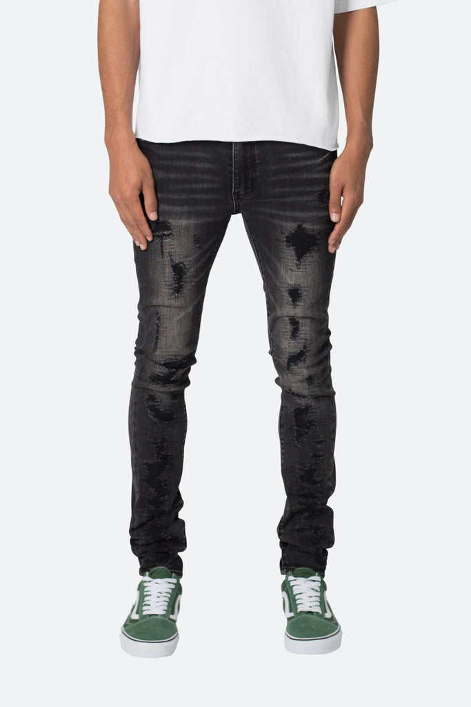 X565 Skinny Denim Black mnml shop now