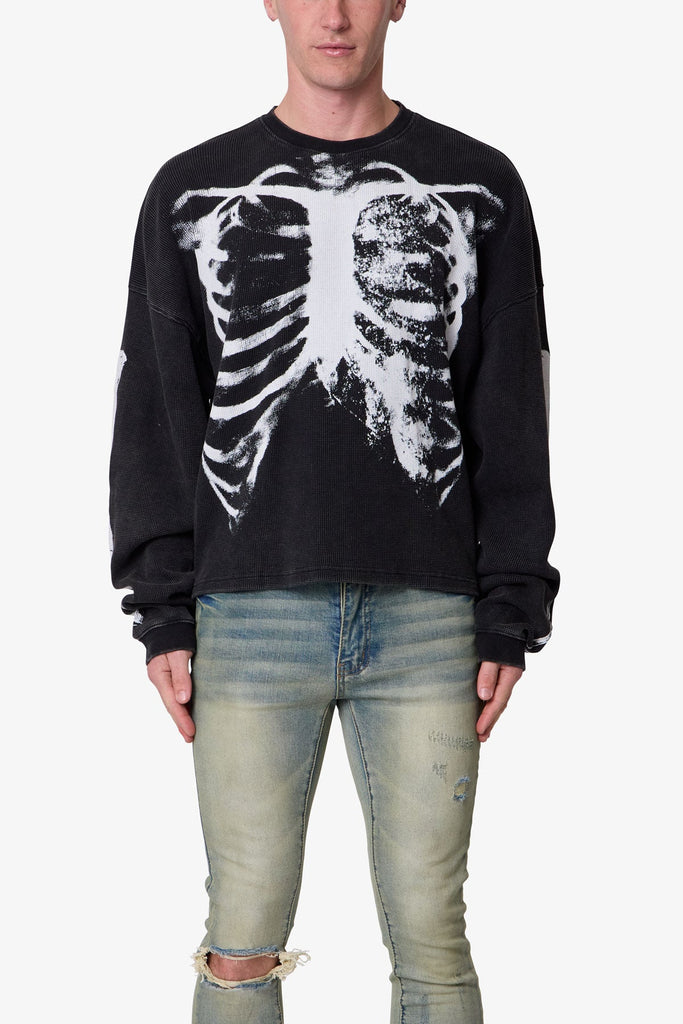 XRay Thermal L/S Tee - Black | mnml