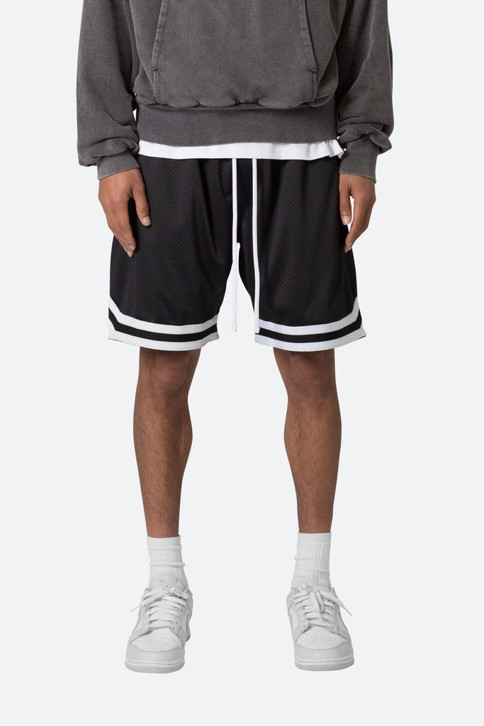 Basic Basketball Shorts - Black/White