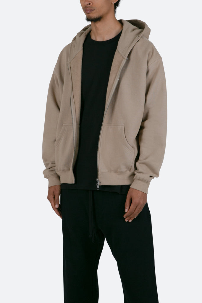 mnml Men's Basic Zip Up Hoodie