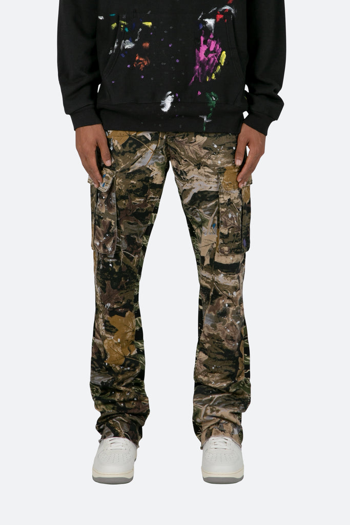 Bootcut Cargo Pants Hunter Camo mnml shop now