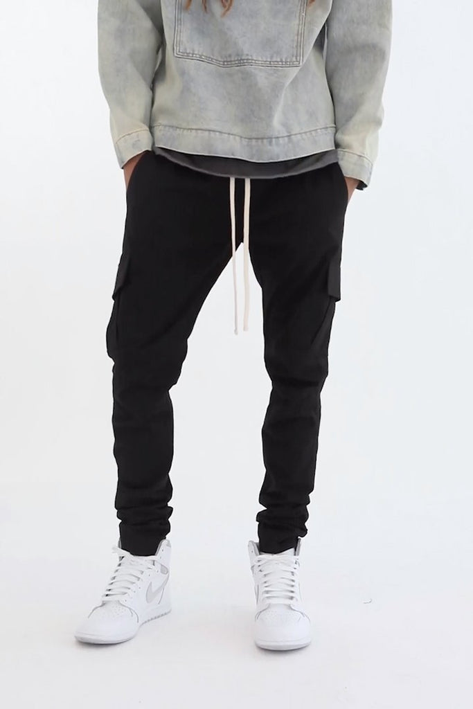 Cargo Drawcord II Pants - Black