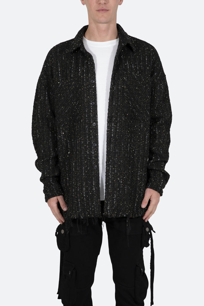 Heavyweight Woven Flannel - Black | mnml