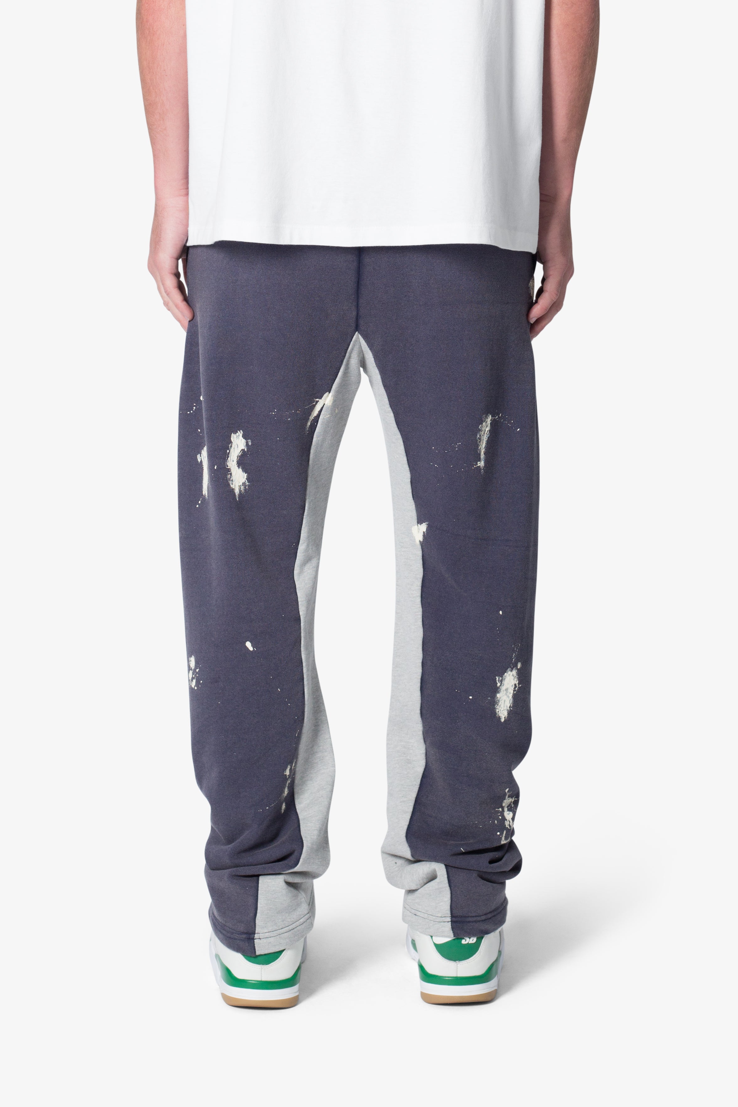 【mnem】25SS★ [mnem] patch straight sweatpants 3-Patch-Contrast-Sweatpants-