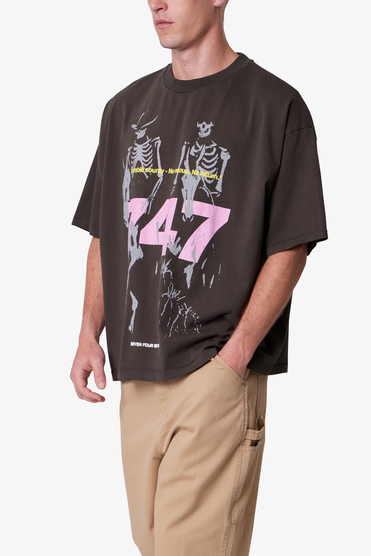 MNML スネーク 747 プリント Tシャツ 送料/関税込 mnml | Snake 747 Printed Tee - Washed Black | T-Shirts