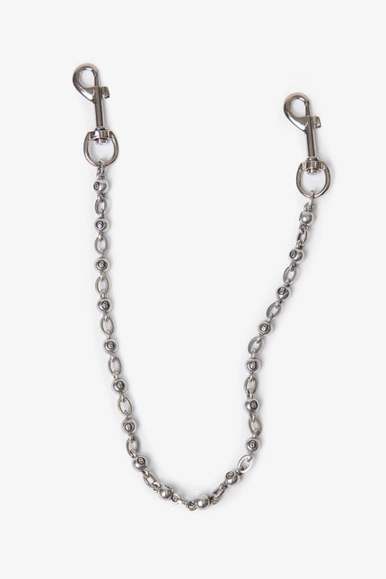 8 Ball Wallet Chain - Silver