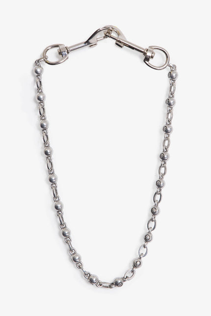 8 Ball Wallet Chain - Silver
