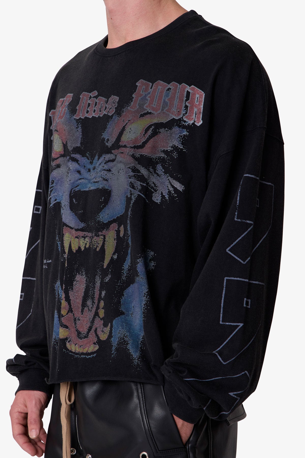 WOLFAI 24-25ウエアセットアップ Mサイズ 中古 美品 ウルファイ 994 Wolf L/S Tee - Black | mnml