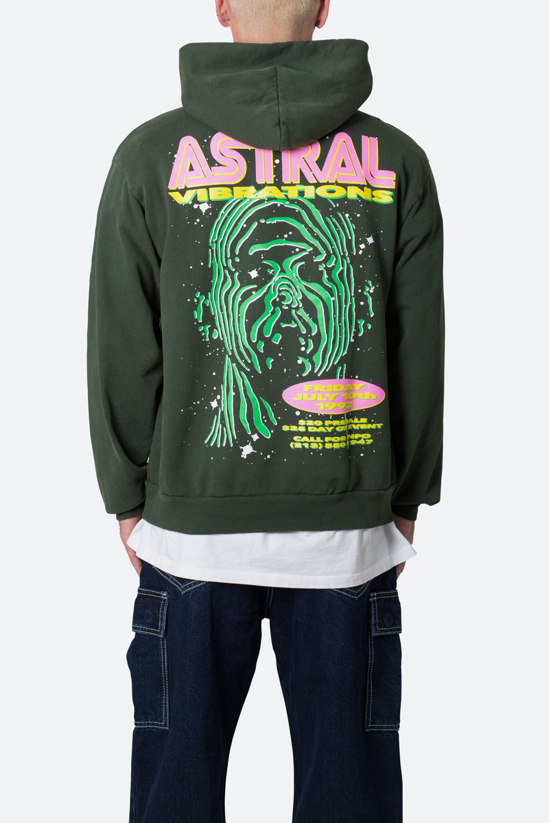 Astral Vibrations Hoodie - Ivy | mnml | shop now
