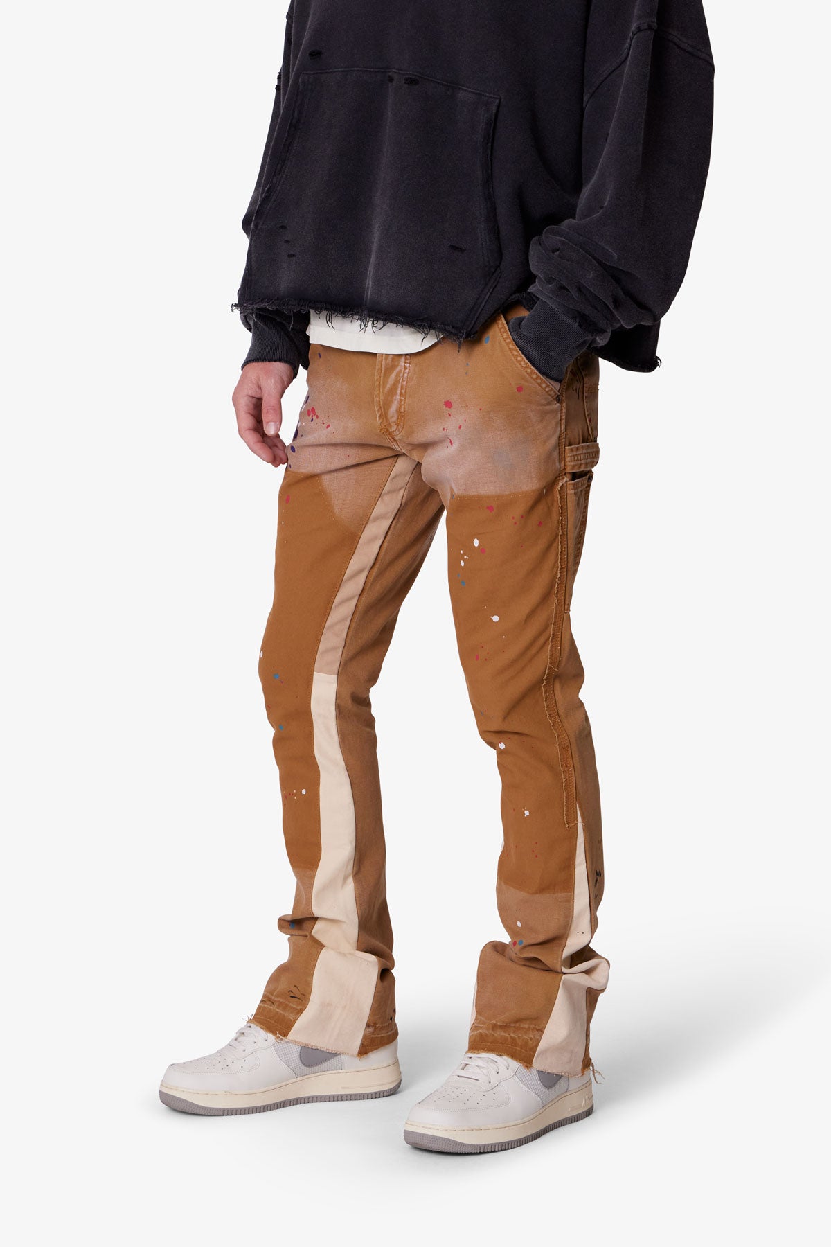 B243 Flare Denim - Brown | mnml