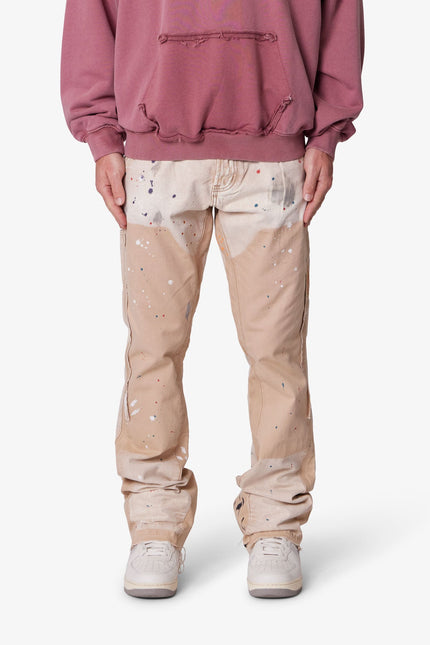 B243 Flare Denim - Khaki