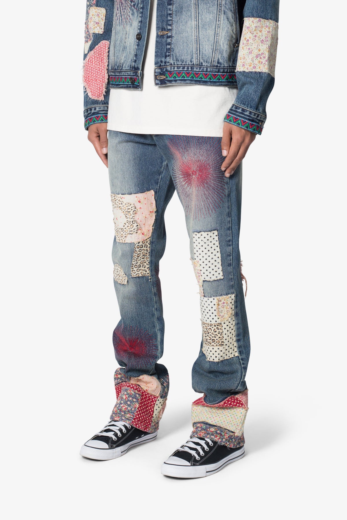 Multi 34 B387 Rugged Flare Denim - Multi | mnml