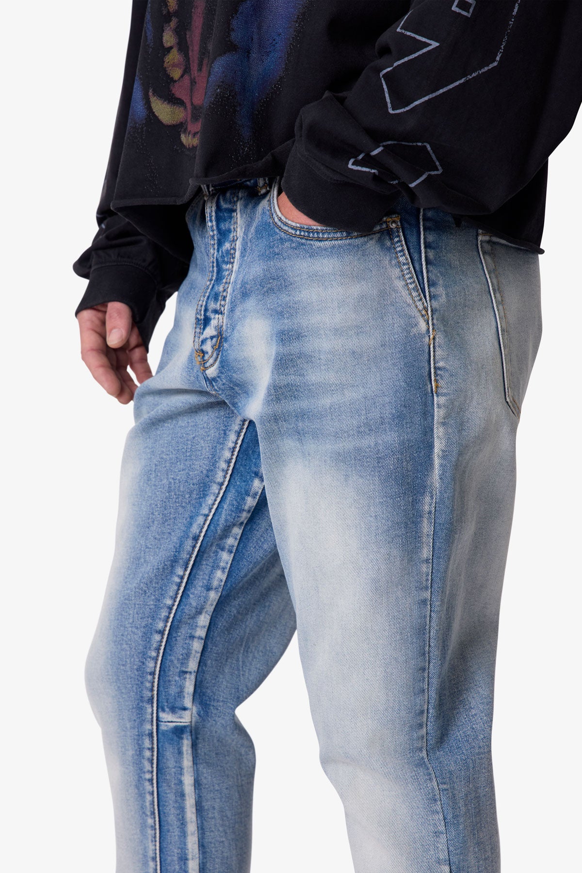 B484 Flare Denim - Blue | mnml
