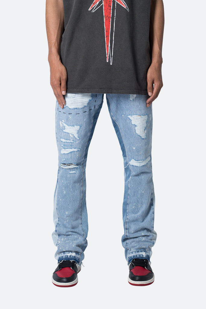 B508 Flare Denim - Blue | mnml