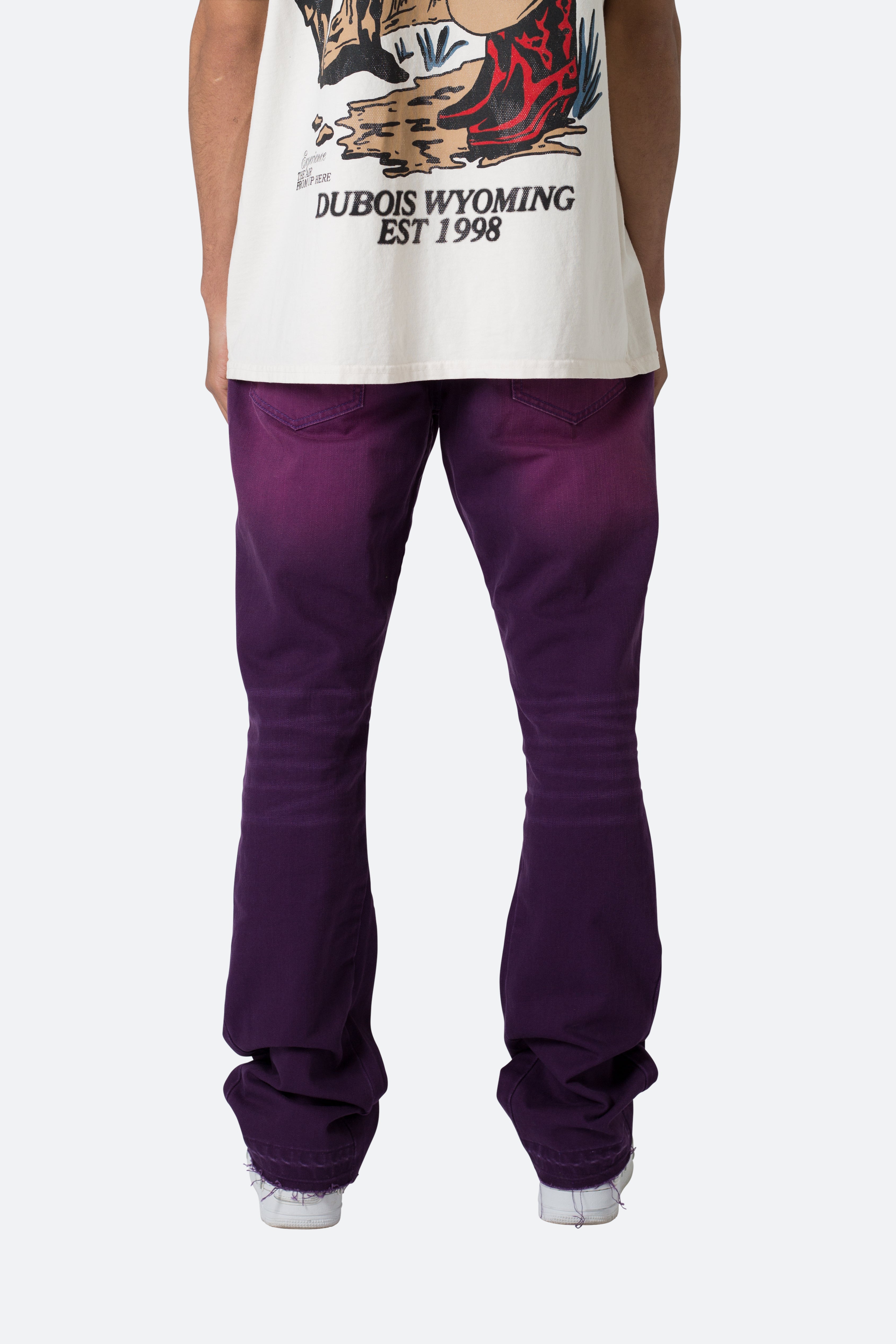 【限定値下げ中】パープル ダメージジーンズ DADA LEX US mnml 限定値下げ中】パープル ダメージジーンズ DADA LEX US mnml