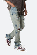 B568 Flare Denim - Vintage Blue